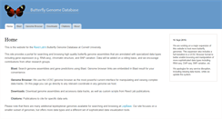 Desktop Screenshot of butterflygenome.org